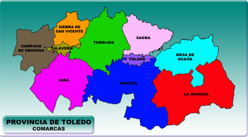 COMARCAS PROVINCIA DE TOLEDO