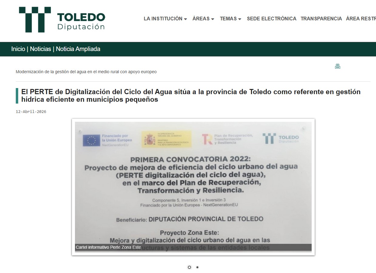 Noticia Web Diputación Provincial