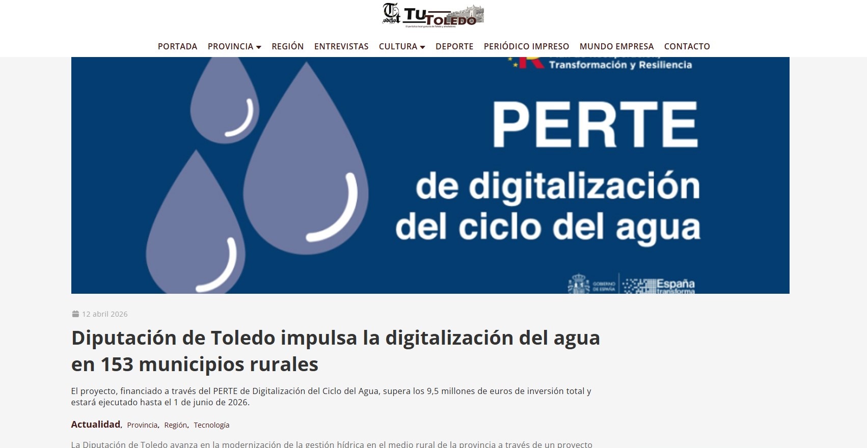 Noticia tutoledo.com