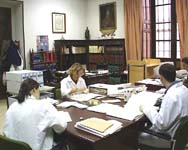 Sala de trabajo del Archivo