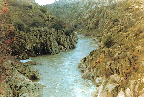 Río Uso, pasando el molino de Paco