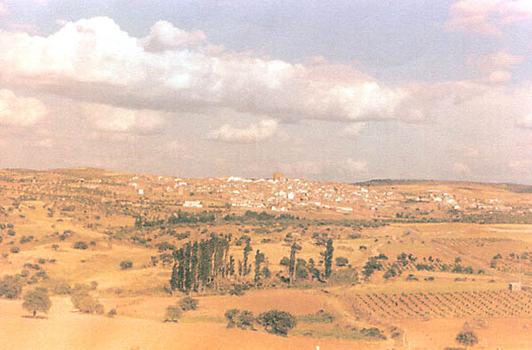 Vista del pueblo desde el Alto Lomo