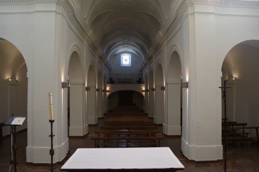 Ermita de la Virgen de la Oliva, interior coro