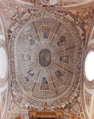 Iglesia parroquial de Nuestra Señora de la Asunción, frescos del techo