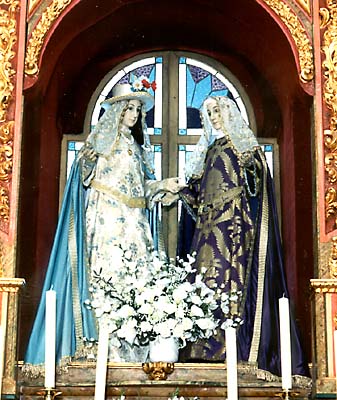 Imágenes de la Visitación de la Virgen a su prima Santa Isabel