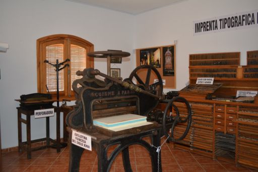 Museo etnológico, Sala imprenta