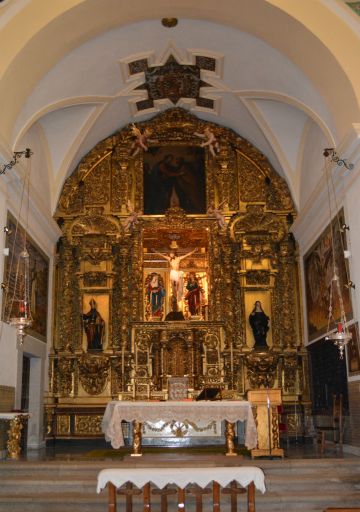 Convento de las Agustinas Recoletas, iglesia altar