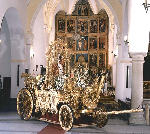 Carroza de la Virgen de la Caridad