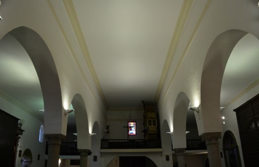 Iglesia de San Juan Bautista, interior coro