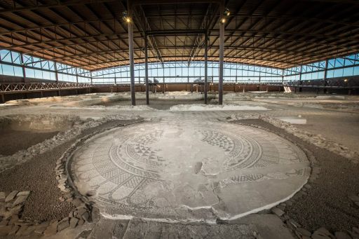 Parque Arqueológico, mosaicos de la Casa de Materno