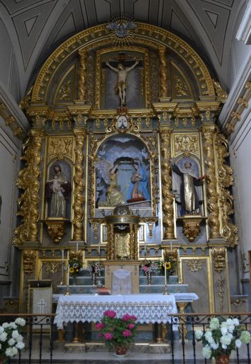 Convento de las carmelitas descalzas, interior iglesia