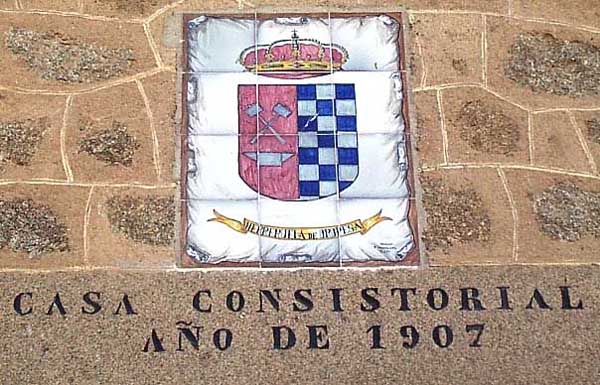 Escudo en el Consistorio