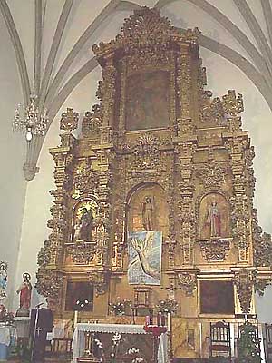 Iglesia parroquial de San Juan Bautista, retablo