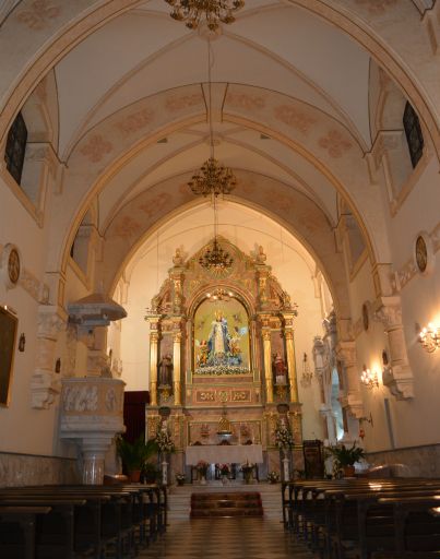 Ermita de Nuestra Señora del Rosario de los Pastores, interior