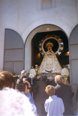 Salida procesión Virgen de los Dados