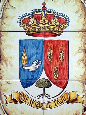 Escudo en azulejos