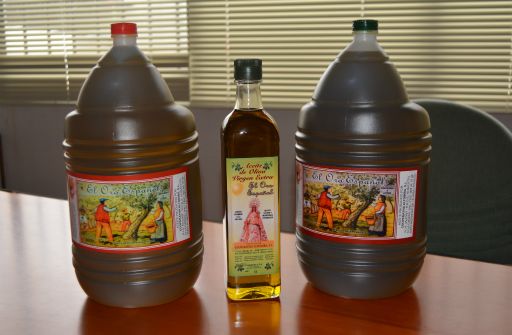 Productos de calidad, aceite de oliva virgen extra