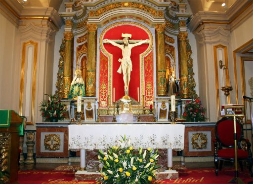 Ermita del Santo Cristo de la Salud, altar