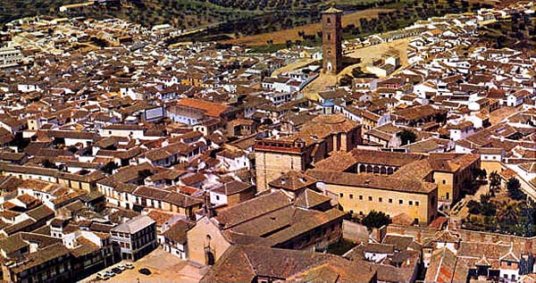 Vista aérea del casco urbano