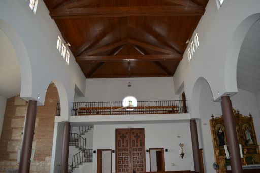 Iglesia parroquial de Nuestra Señora de la Asunción, interior trasero
