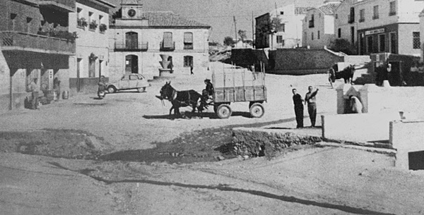 Obras en la Plaza Mayor, del libro Un Siglo de Recas