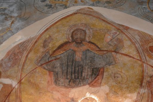 Piedraescrita, Iglesia parroquial de Sta. María de Piedraescrita, pantócrator