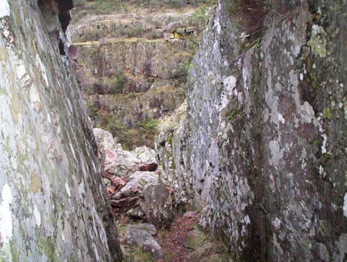 Las Chorreras, entrada