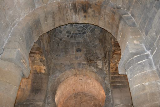 Ermita de Santa María de Melque, arcos y cúpula