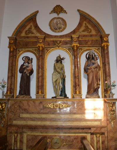 Iglesia parroquial de San Juan Bautista, retablo (a)