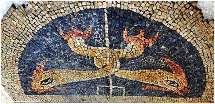 Mosaico Delfines