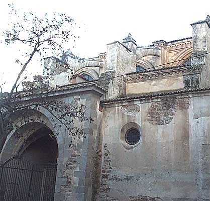 Colegiata Santa María la Mayor, arbotantes