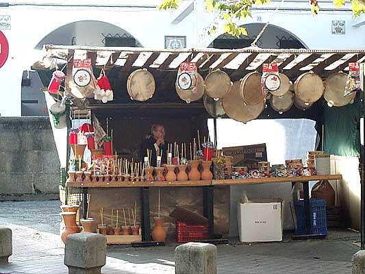 Puesto navideño