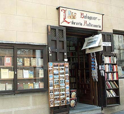 Librería de libros viejos, calle Cisneros