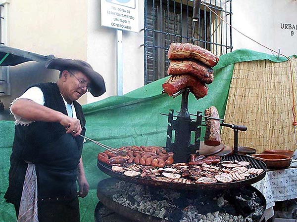 Recreación de un mercado medieval (a)