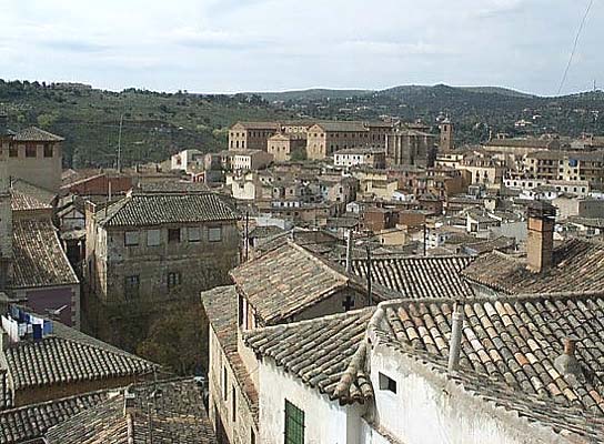 Vista de Toledo, desde  Escuela Abdón de Paz (b)