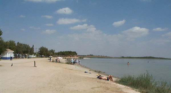 Laguna Grande, playa