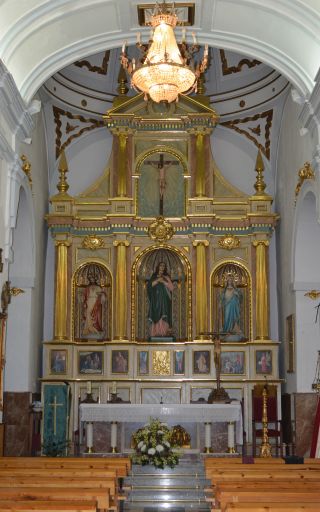 Iglesia parroquial de Santa María Magdalena, altar