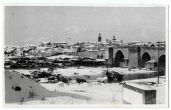 El Puente del Arzobispo. Panorámica con nieve.1965 (P-233)