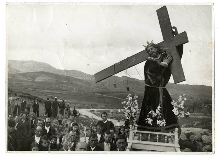 La Nava de Ricomalillo. Procesión. 1959 (P-431)