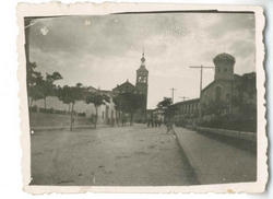 Mora. Iglesia y ayuntamiento. 1959 (P-559)