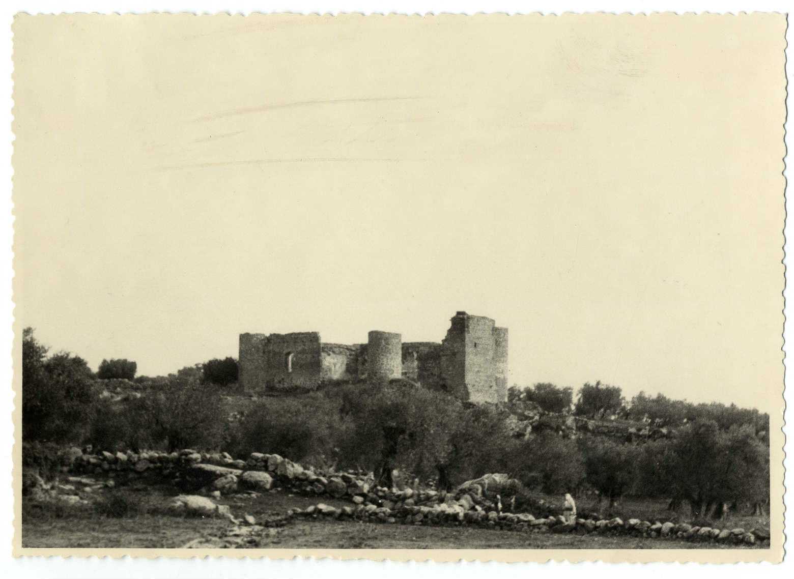 Mejorada. Vista del castillo. 1959 (P-2700)