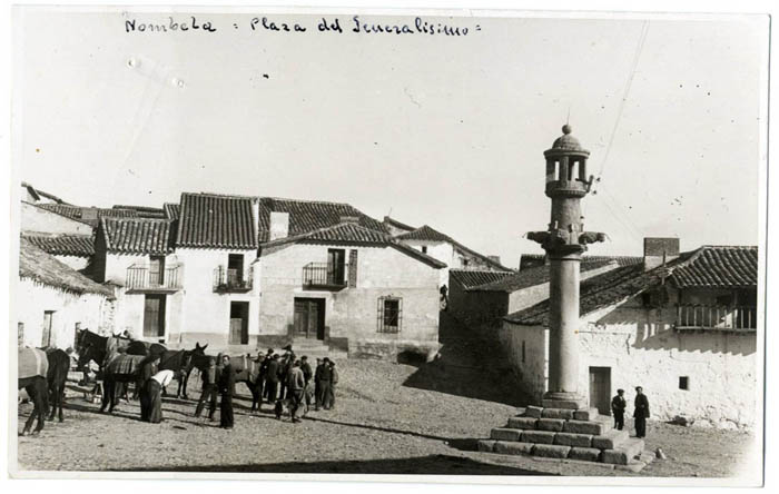 Nombela. Plaza del Generalísimo. 1959 (P-601)