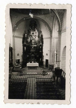 Navahermosa. Interior de la iglesia. 1959 (P-580)