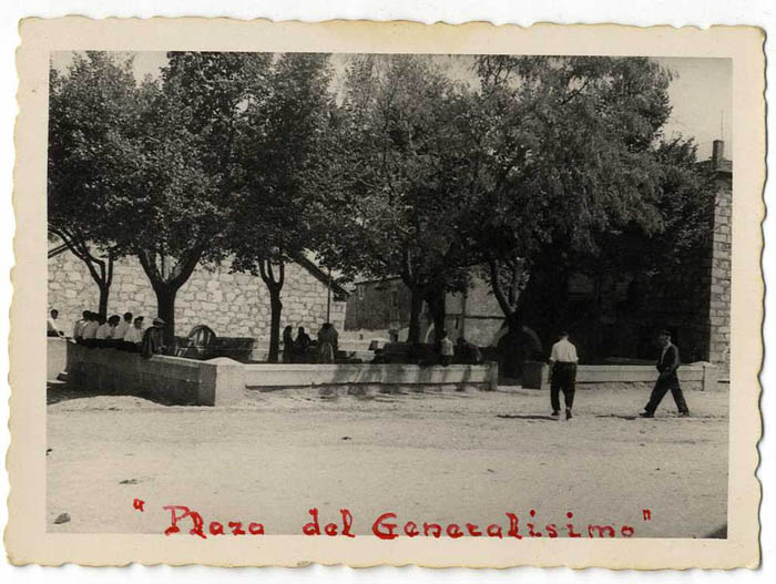 San Pablo de los Montes. Plaza del Generalísimo.1960 (P-799)