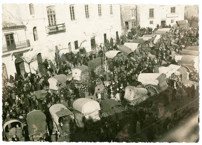 Santa Cruz de la Zarza. Mercadillo tradicional. 1930 (P-812)