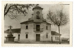 Torrecilla de la Jara. Ayuntamiento y escuelas.1960 (P-1401)