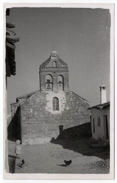 Las Ventas de San Julián.Campanario de iglesia.1960 (P-1514)