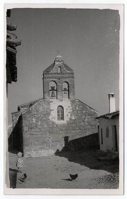 Las Ventas de San Julián.Campanario de iglesia.1960 (P-1514)