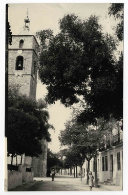 Villanueva de Alcardete. Avenida Mártires. 1960 (P-1485)