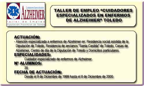 CUIDADORES ESPECIALIZADOS EN ENFERMOS DE ALZHEIMER (TOLEDO)